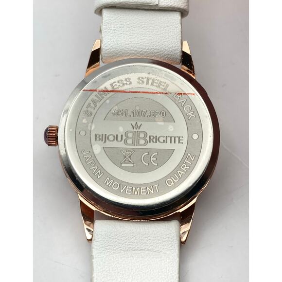 Minimalist Womens Bijou Brigitte Watch 27mm Rose Gold New Battery Adjustable - Picture 6 of 9